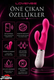 Lovense Dünyanin Her Yerinden Kontrol Edilebilen Nora Telefon Kontrollü Güçlü Tavşan Titreşimli Vibratör