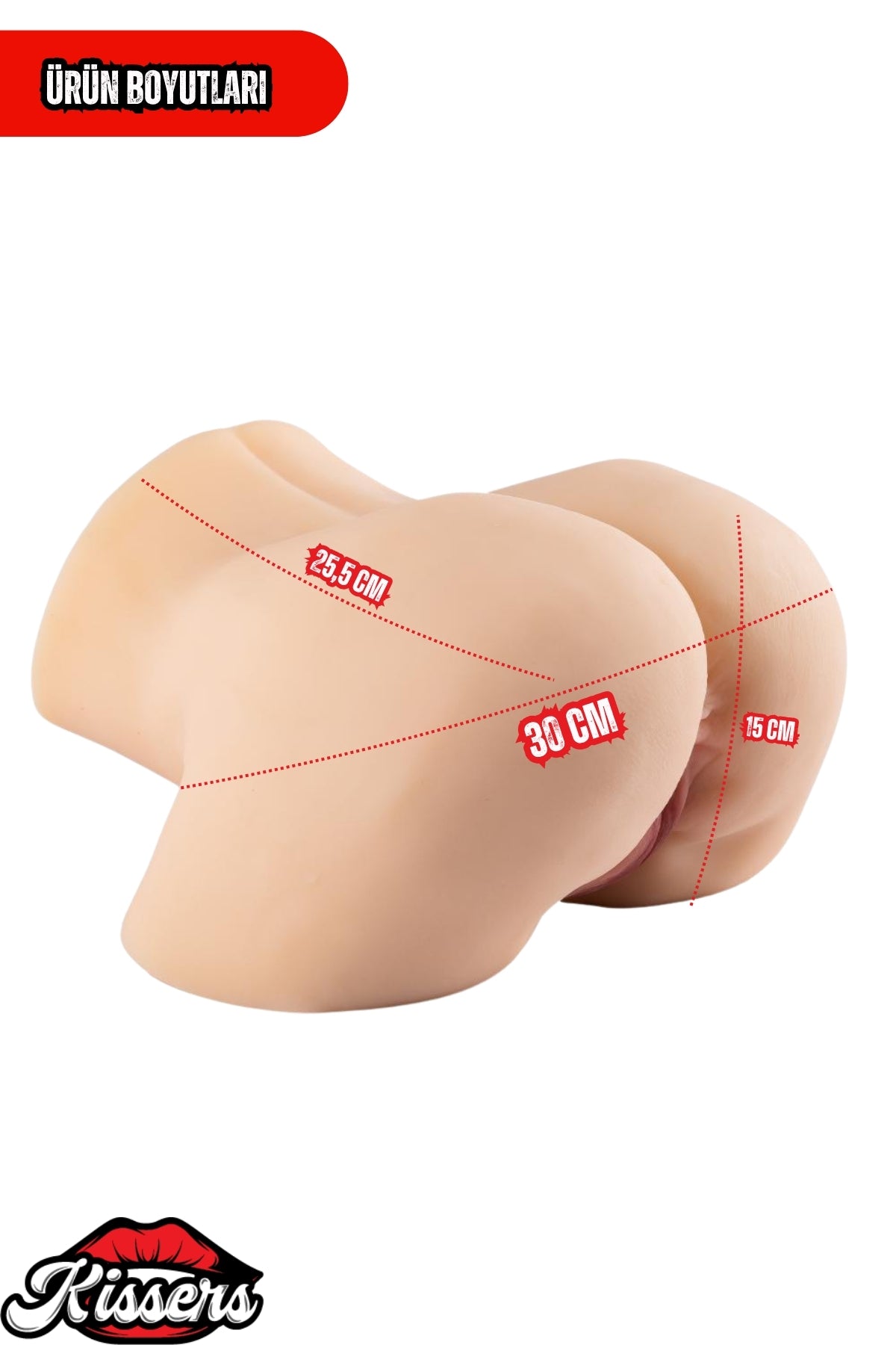 Sesli Titreşim Usb Şarjlı Anal Vajinal Isıtmalı 5.2 Kg 30 cm Beyaz Ten Sex Doll Realistik Kalça