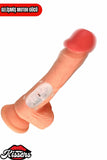 Kablolu Kumandalı Vantuzlu Güçlü Titreşimli Gerçekçi Yapay Penis Realistik Dokuda Dildo 20 cm
