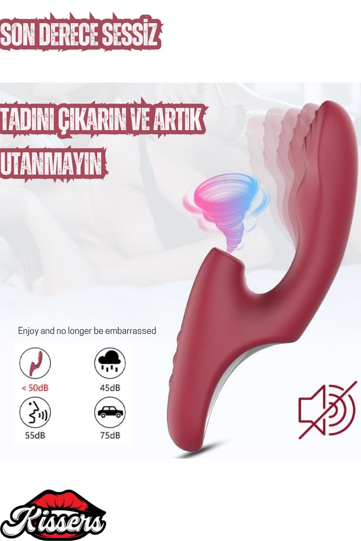 G Noktası Ve Klitoris Uyarıcılı Güçlü Emişli Dalga Hareketli Titreşimli Isıtmalı Vibratör