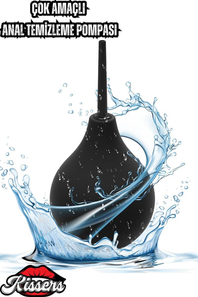 Cinsel Oyuncak Anal Douche Kit Medikal Silikon Anal Temizlik Pompası