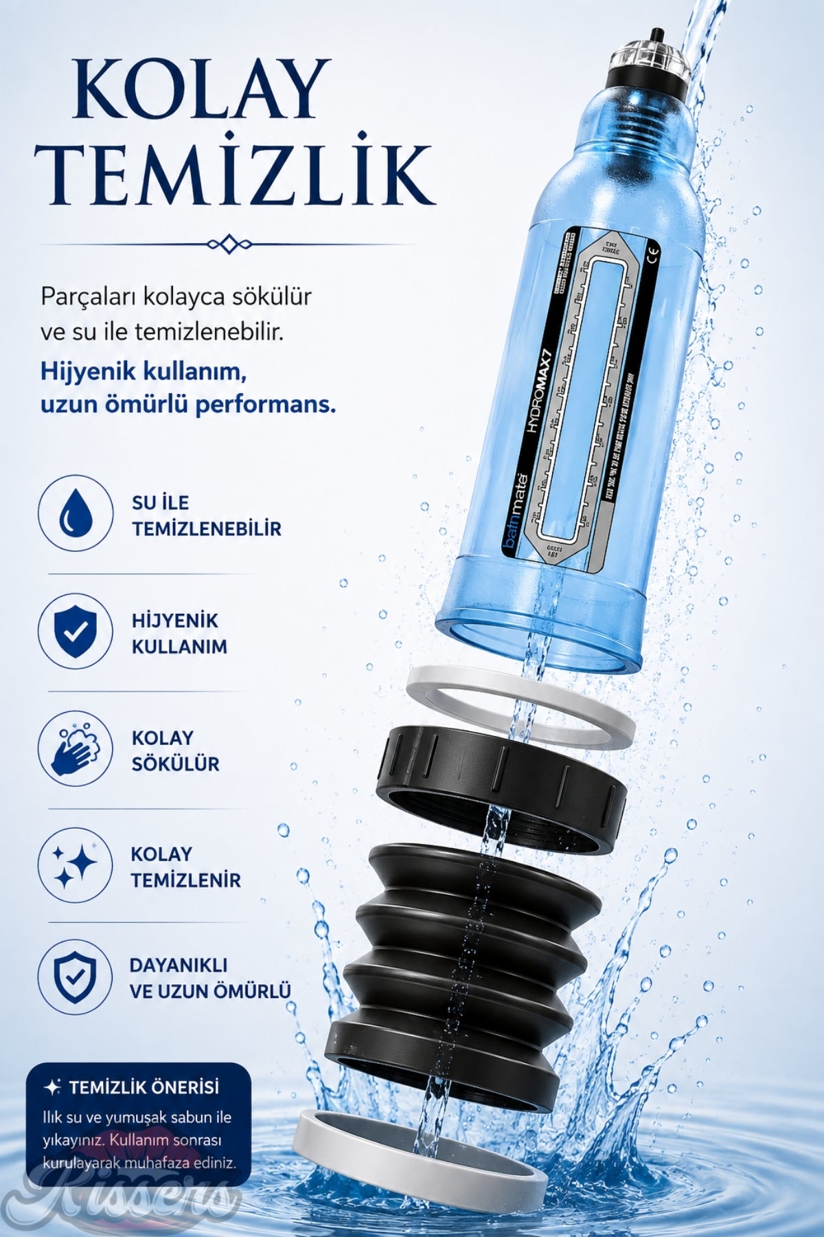 Bathmate Etkili Ultra Güçlü Hidroponik Hydro 7 Penis Pompası