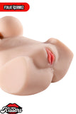 Sesli Titreşim Usb Şarjlı Anal Vajinal Isıtmalı 6.3 Kg 57 cm Beyaz Ten Sex Doll Realistik Manken