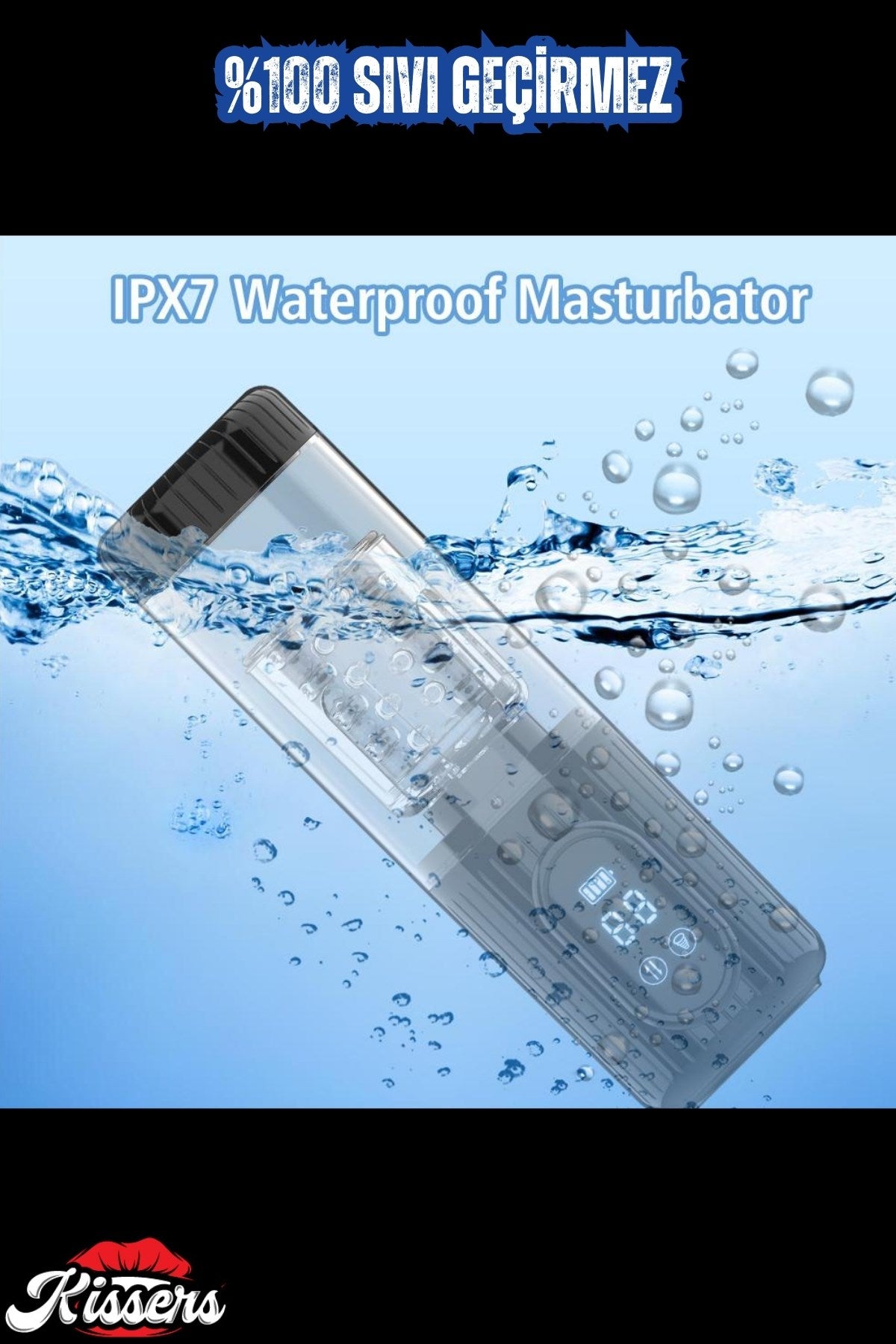 Şarjlı 360° Dönme ve İleri Geri Hareketli Emiş Özellikli Su Geçirmez Tam Otomatik Mastürbatör