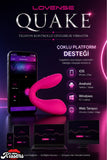 Lovense Dünyanin Her Yerinden Kontrol Edilebilen Quake Telefon Kontrollü Giyilebilir Güçlü Titreşimli Vibratör