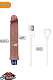 Lovetoy Penis Halkalı Klitoris Uyarıcı The Soft Double Boncuk Anal Penetratör Titreşimli 24.5 cm