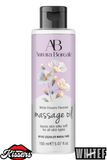 Aurora Boreale Beyaz Çiçek Aromalı Masaj Yağı 150 ml Su Bazlı Rahatlatıcı Masaj Yağı