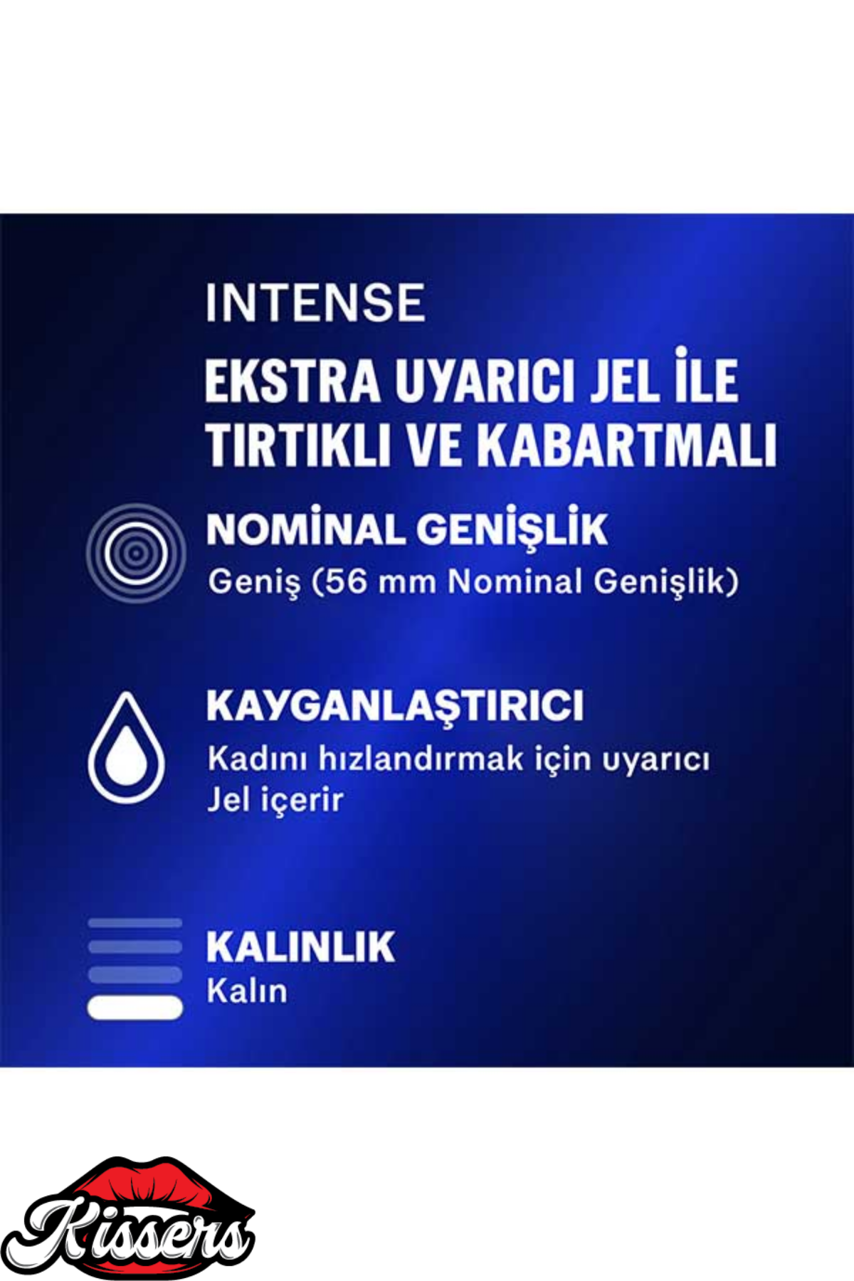 Durex Intense 10’lu Paket Tırtıklı Uyarıcı Prezervatif Isıtıcı Etkili