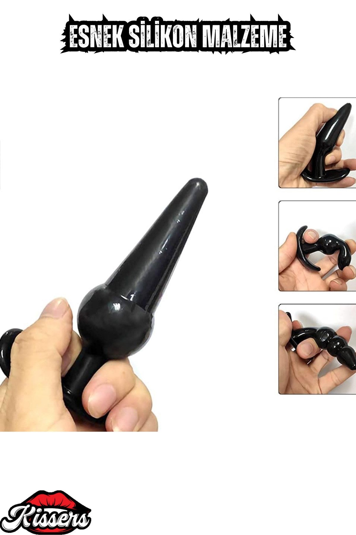 Farklı Boyutlarda 4 Lü Anal Alıştırma Seti Ve Kayganlaştırıcı Jel