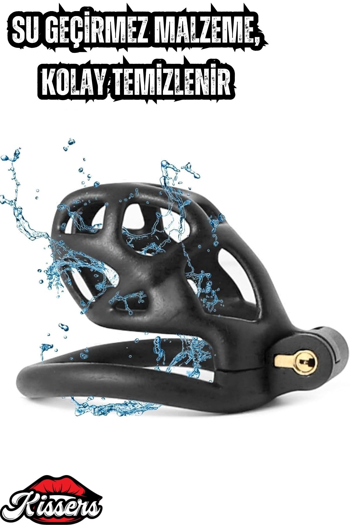 Bsdm Metal Penis Kilidi Black Chastity Cock Cage Bekaret Cihazı Siyah Penis Esaret Kafesi