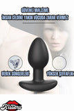 Kablosuz Kumandalı Titreşimli Silikon Anal Butt Plug Uyarıcılı Masaj Vibratör