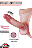 Giyilebilir Rahat Gerçekçi Dokuda İçi Boş Silikon Gerçekçi Belden Bağlamalı Kaymaz Penis Kılıfı