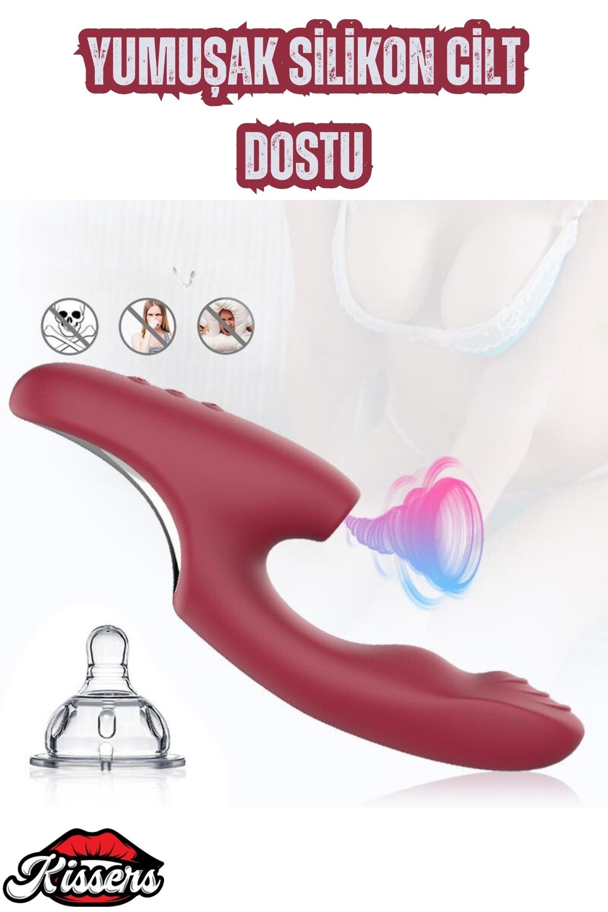 Şarjlı Akıllı Isıtmalı G-Spot ve Klitoris Emiş Uyarıcı Çift Motorlu Dalga Hareketli Rabbit Vibratör