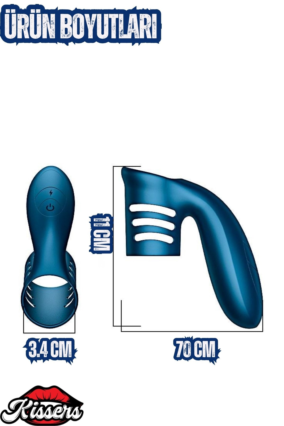 Önleyici Şarjlı Güçlü Titreşimli Klitoris Uyarıcılı Vibratör Penis Halkası