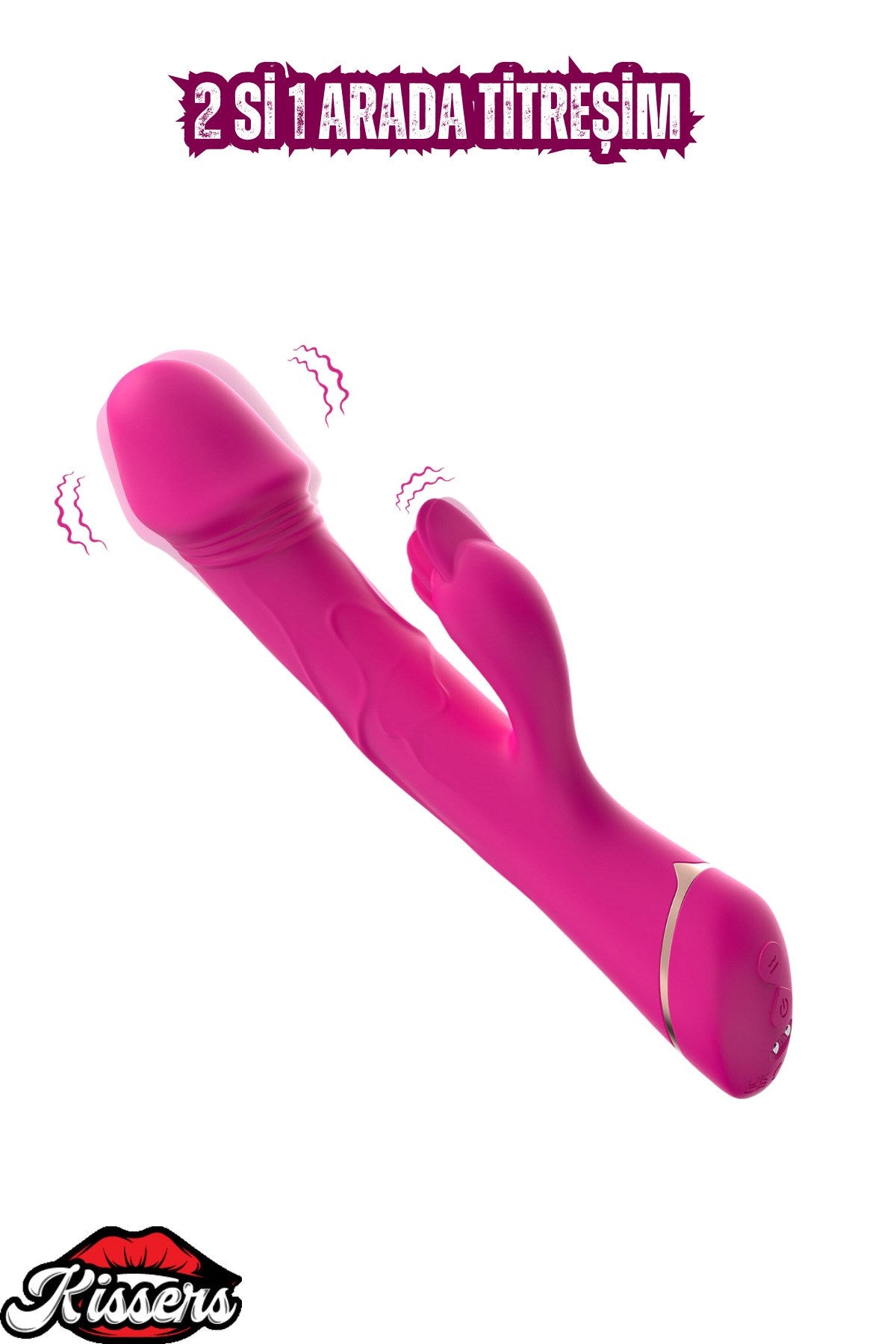 G Nokta ve Klitoris Uyarıcı 2 in 1 Rabbit Yapay Penis Vibratör