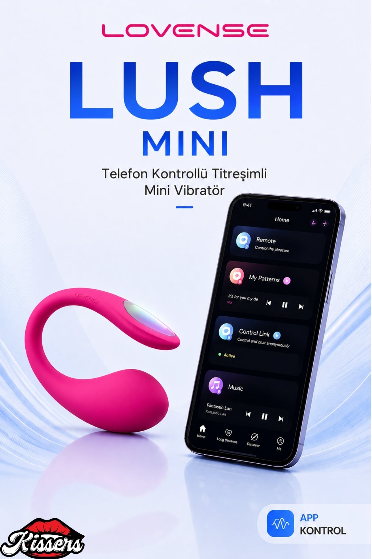 Lovense Dünyanin Her Yerinden Kontrol Edilebilen Giyilebilir Lush Mini Vibratör