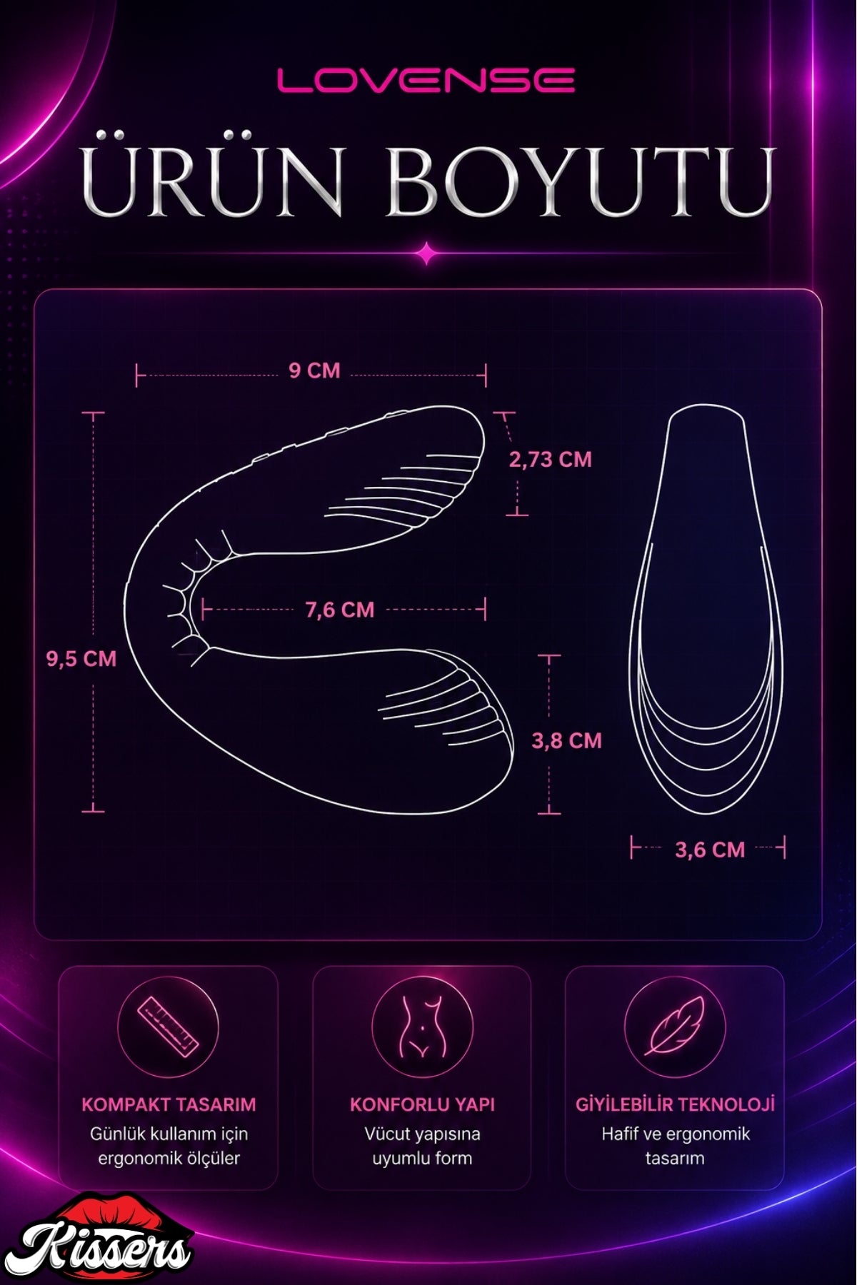 Lovense Dünyanin Her Yerinden Kontrol Edilebilen Quake Telefon Kontrollü Giyilebilir Güçlü Titreşimli Vibratör