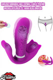 Uzaktan Kumandalı Isıtmalı 3 Motorlu G Nokta Ve Klitoris Uyarıcılı Giyilebilir Titreşimli Vibratör