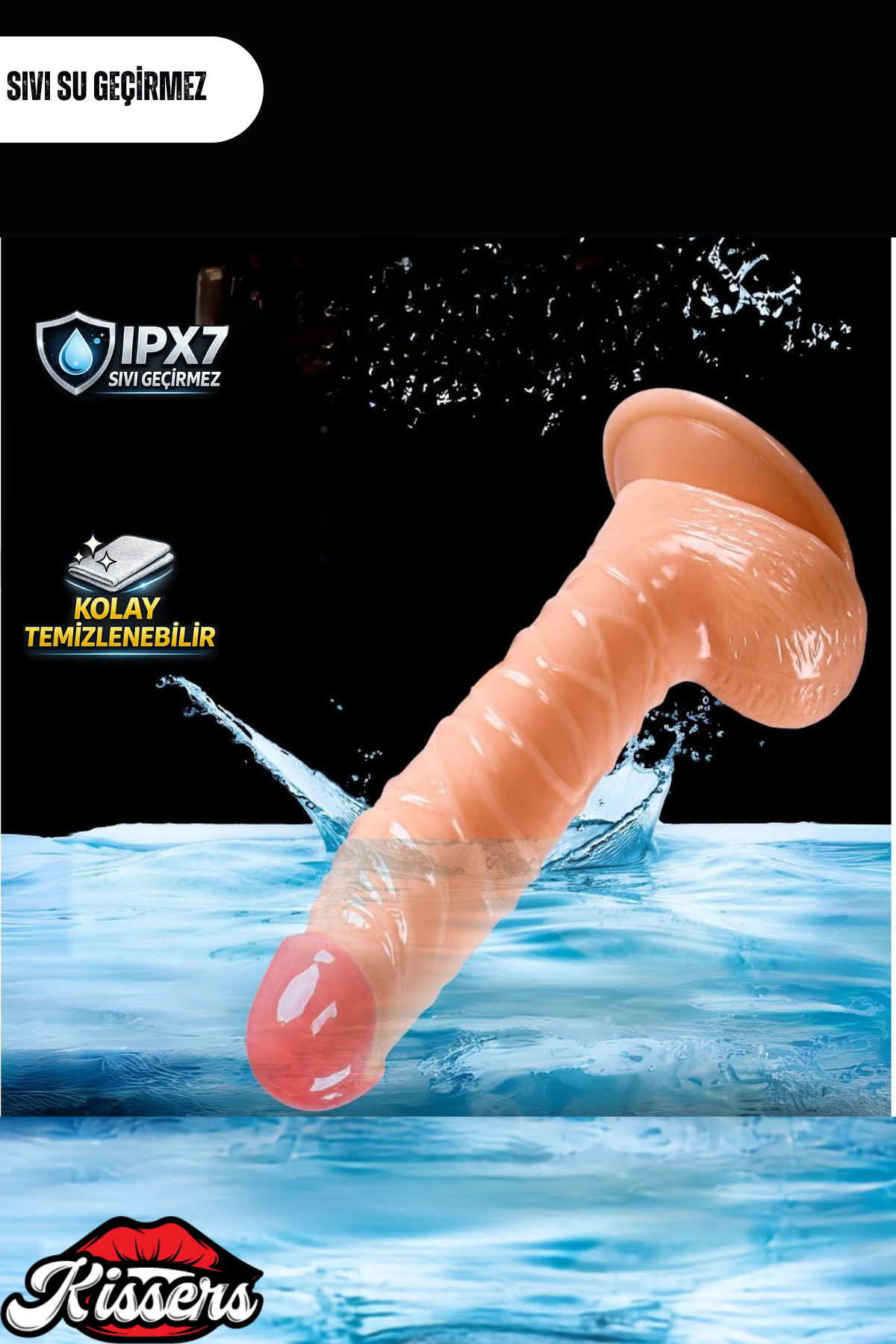 Gerçekçi Realistik Dokuda Vantuzlu Dildo Yapay Sert Penis 29.5 cm