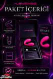 Lovense Dünyanin Her Yerinden Kontrol Edilebilen Quake Telefon Kontrollü Giyilebilir Güçlü Titreşimli Vibratör