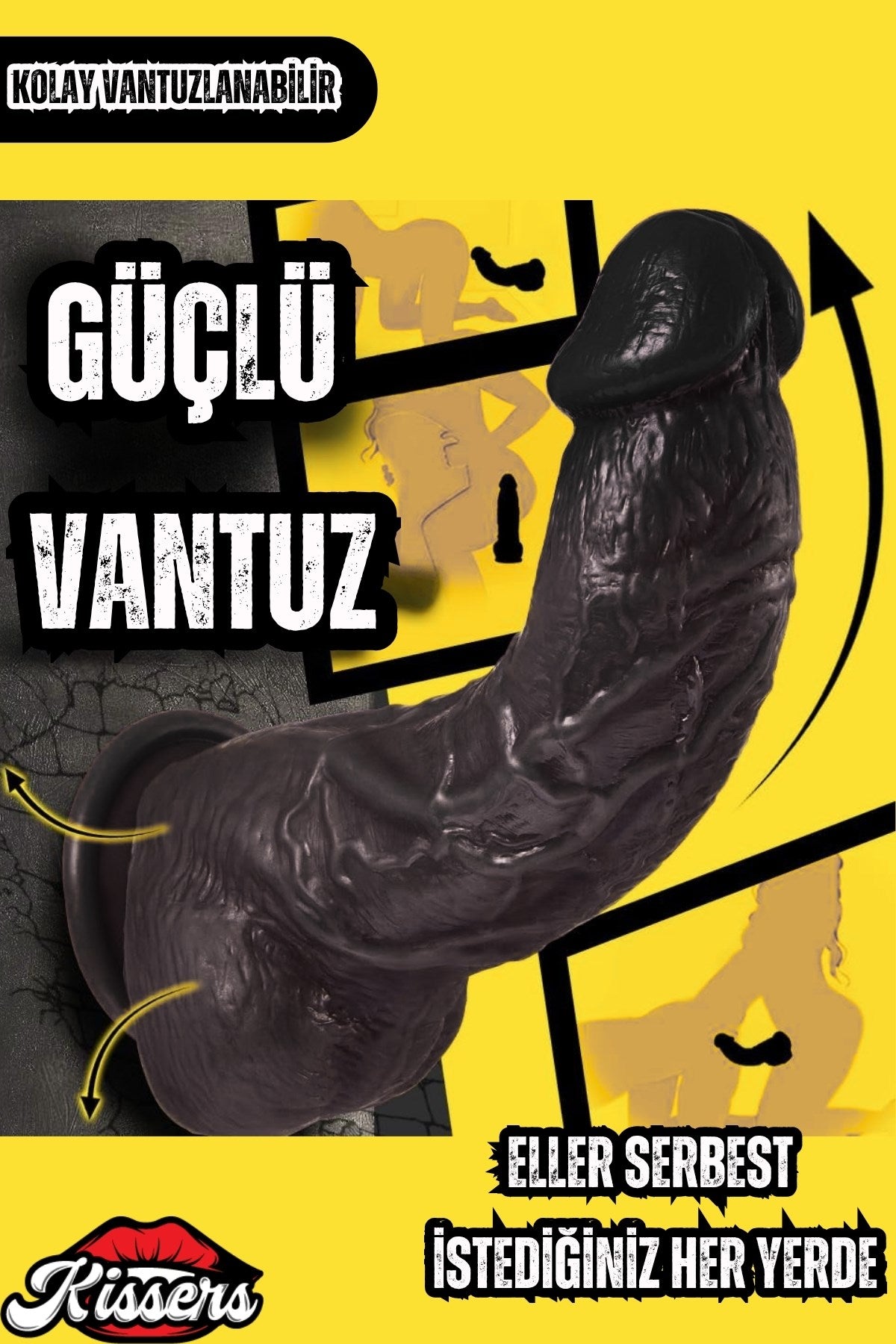 Ultra Realistik Esnek Damarlı Eğilip  kavisli Bükülebilir zenci Penis Dildo Kalın Penis 21 Cm