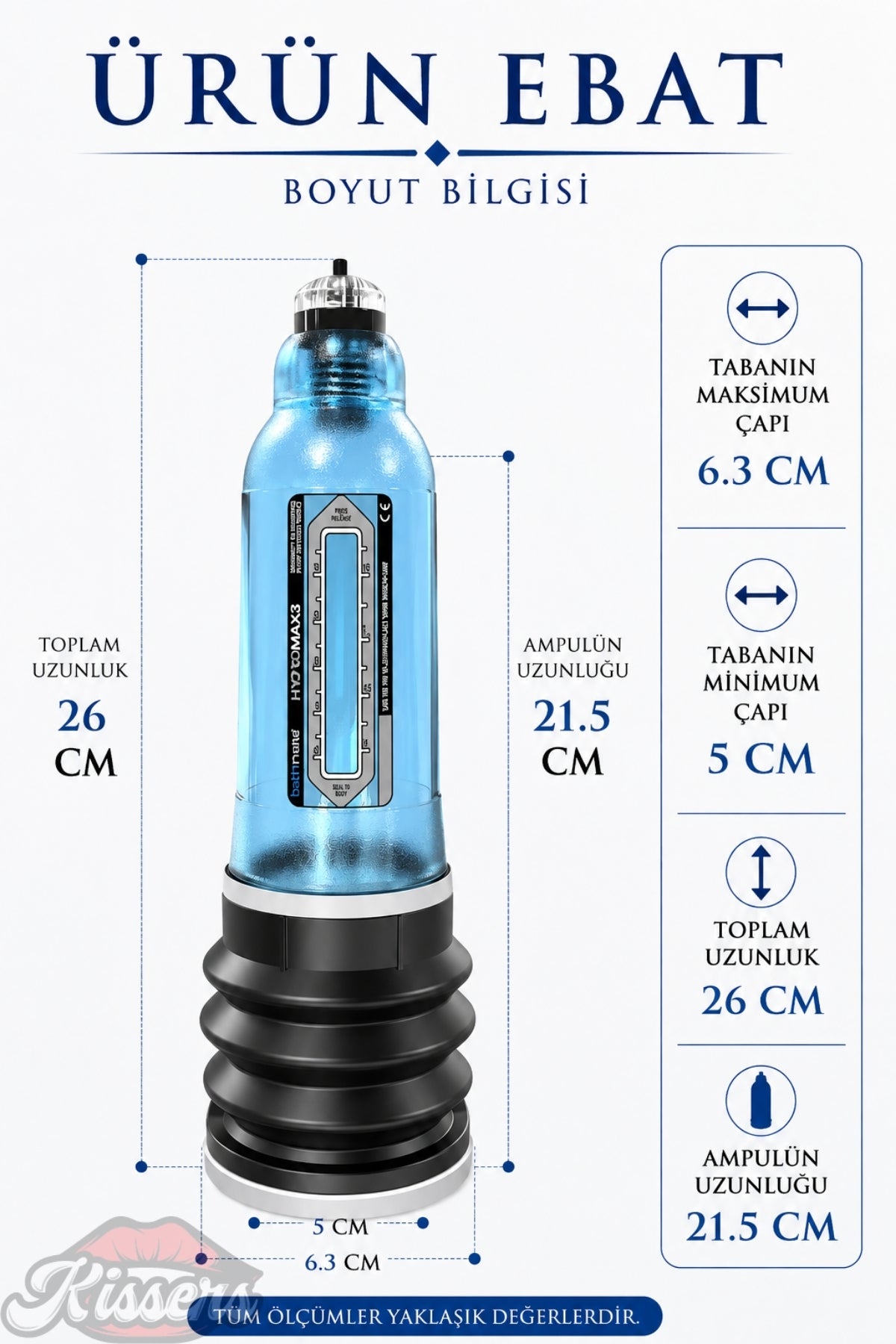 Bathmate Hydromax 5 Etkili Ultra Güçlü Hidroponik Penis Pompası