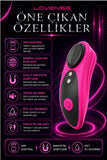 Lovense Dünyanin Her Yerinden Kontrol Edilebilen Ferri Telefon Kontrollü Giyilebilir Güçlü Titreşimli Vibratör