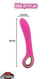 Medikal Silikon Tutma Aparatlı G-Spot ve Anal Uyarıcı Çok Amaçlı Vibratör Pembe 19 Cm