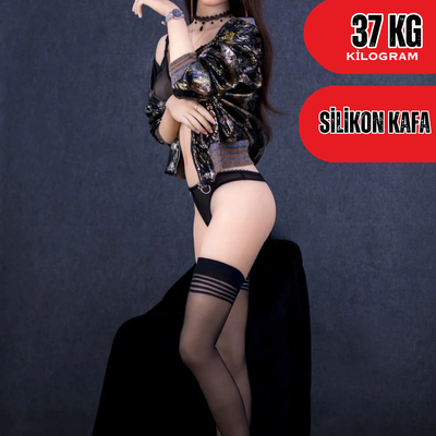 Yeni Nesil Sesli Ve Titreşim Aparatlı Full Sex Doll Realistik Manken Emma 37 Kg