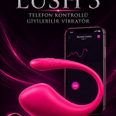 Lovense Dünyanin Her Yerinden Kontrol Edilebilen Lush 3 Telefon Kontrollü Giyilebilir Güçlü Titreşimli Vibratör
