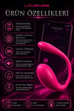 Lovense Dünyanin Her Yerinden Kontrol Edilebilen Lush 3 Telefon Kontrollü Giyilebilir Güçlü Titreşimli Vibratör