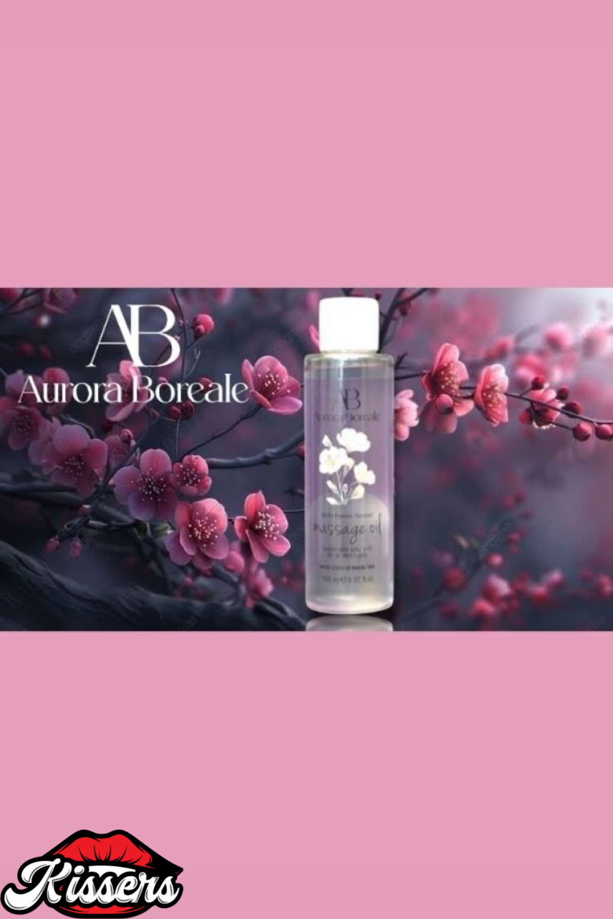 Aurora Boreale Beyaz Çiçek Aromalı Masaj Yağı 150 ml Su Bazlı Rahatlatıcı Masaj Yağı