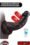 Ultra Realistik Esnek Damarlı Eğilip  kavisli Bükülebilir zenci Penis Dildo Kalın Penis 21 Cm