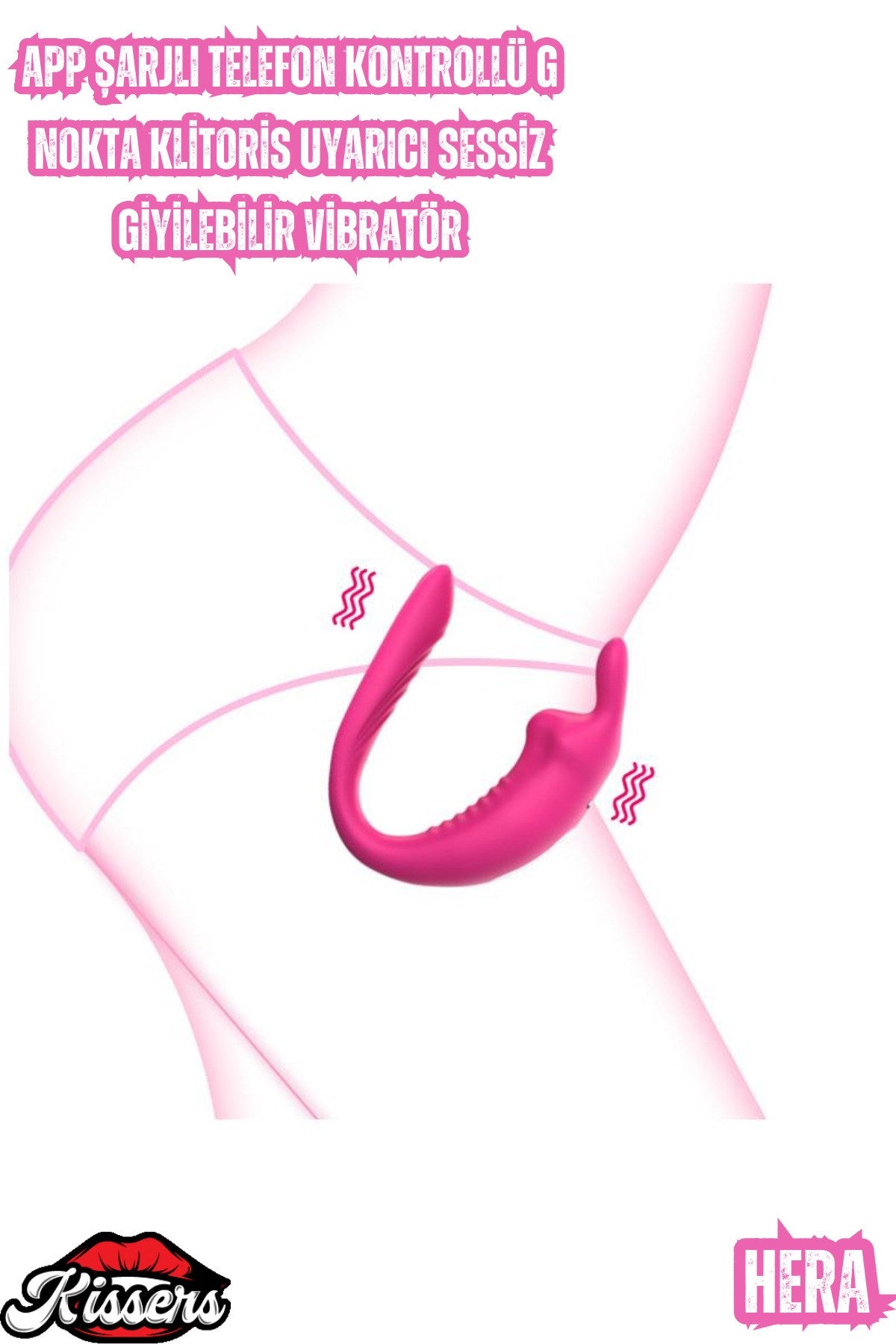 App Şarjlı Telefon Kontrollü G Nokta Klitoris Uyarıcı Sessiz Giyilebilir Vibratör