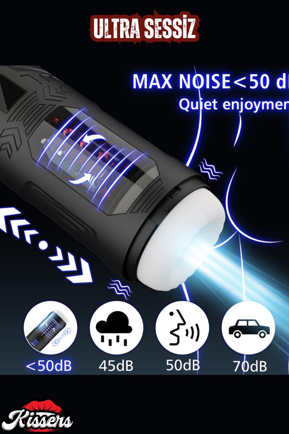 Şarjlı Vantuzlu İleri Geri Ve Dönme Hareketli Titreşimli Vajina Otomatik Mastürbatör