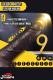 Isıtmalı İleri Geri Hareketli Titreşimli Ultra Realistik Mega Kalın Dildo Penis Vibratör 29 Cm