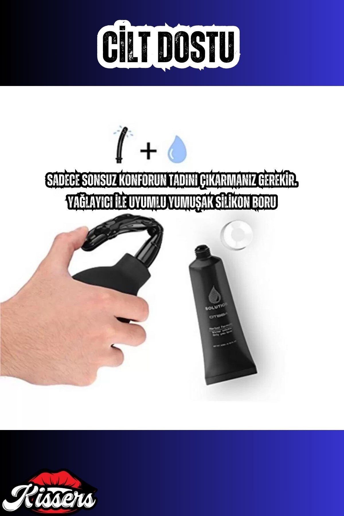 Cinsel Oyuncak Anal Vajinal Lavman Silikon Temizleme Pompası 350 Ml Siyah