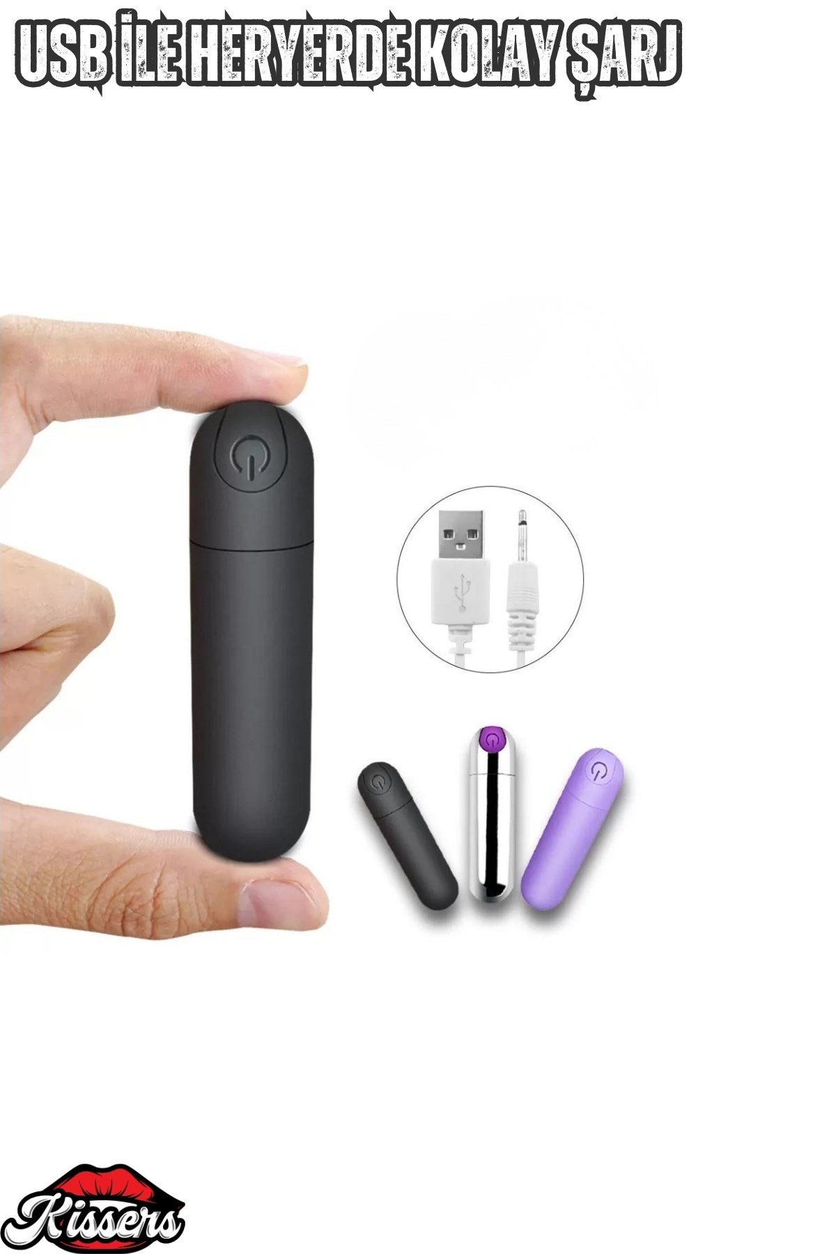 G Noktası Ve Vajinal Uyarıcı Şarjlı Titreşimli Mini Bullet Vibratör