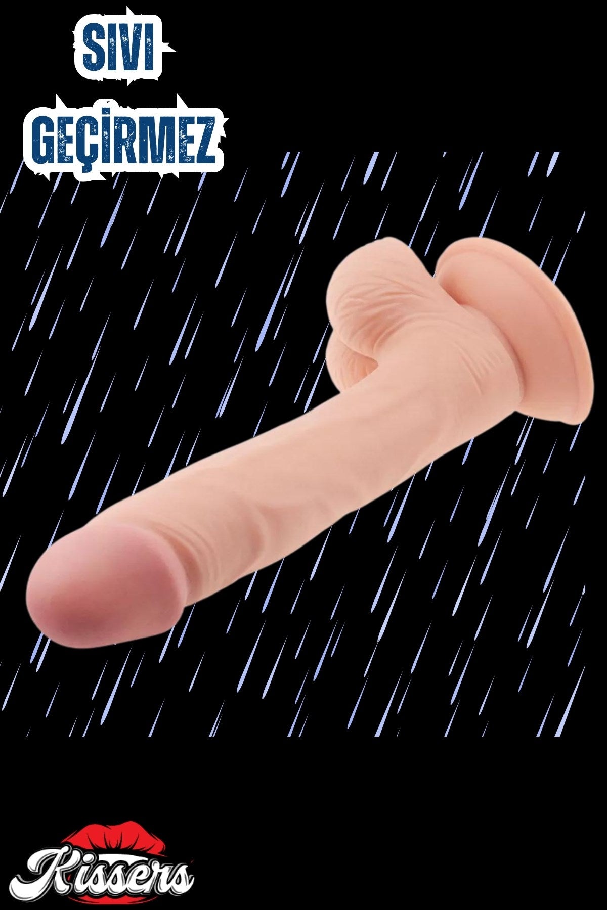 Cinsel Oyuncak Çift Katman Geliştirilmiş Gerçekçi Et Dokusunda Realistik Penis Dildo 23 Cm