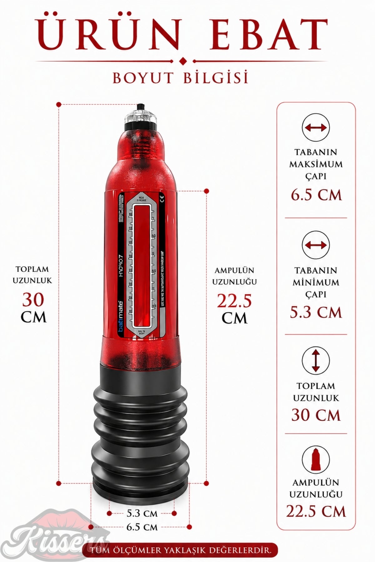 Bathmate Hydro 7 Etkili Ultra Güçlü Hidroponik Penis Pompası