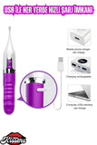 Yeni Nesil Ultra Klitoris Uyarıcı Çift Taraflı Kullanılabilir G-Spot 2 in 1 Yapay Penis Vibratör