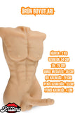 Gerçek Ölçülerde Erkek Realistik Manken 18 cm Penisli Erkek Vücut