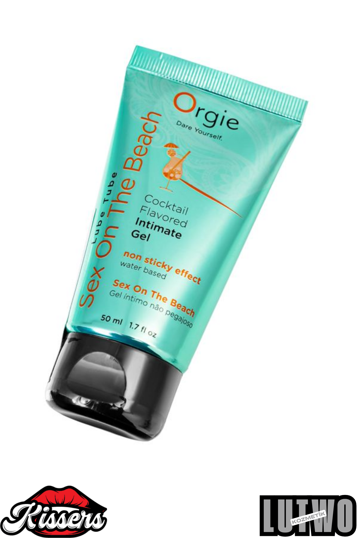 Orgie Sex on the Beach Yenilebilir Aromalı Kayganlaştırıcı Jel 50 Ml Su Bazlı Kissers