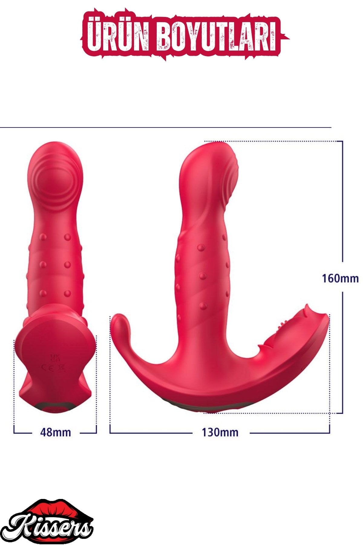 Cinsel Oyuncak Betty Şarjlı Kayma ve Dalga Hareketli Anal Vajina Klitoris Uyarıcı Vibratör