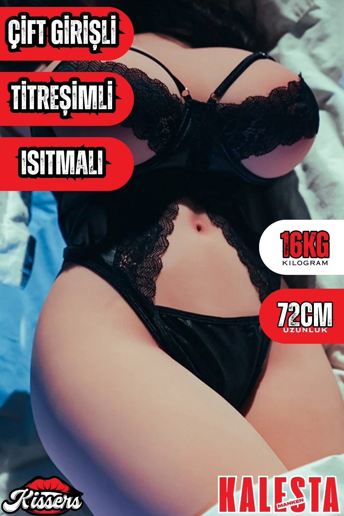 Yeni Nesil Anal Vajinal Titreşimli Isıtmalı 16 Kg 72 Cm Esmer Ten Sex Doll Realistik Manken