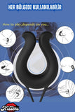 Şarjlı Kablosuz Kumandalı Klitoris Uyarıcı ve Masaj Vibratörü Penis Halkası
