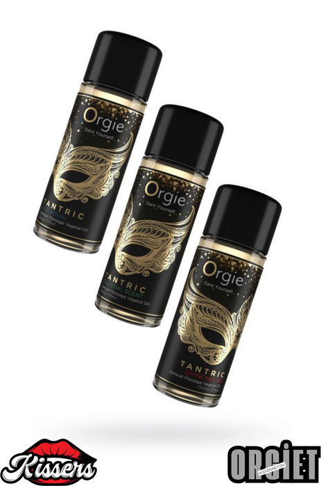 Kissers Orgie Tantric Mini Size Collection Çiftler İçin Masaj Yağı Seti 3x30 Ml