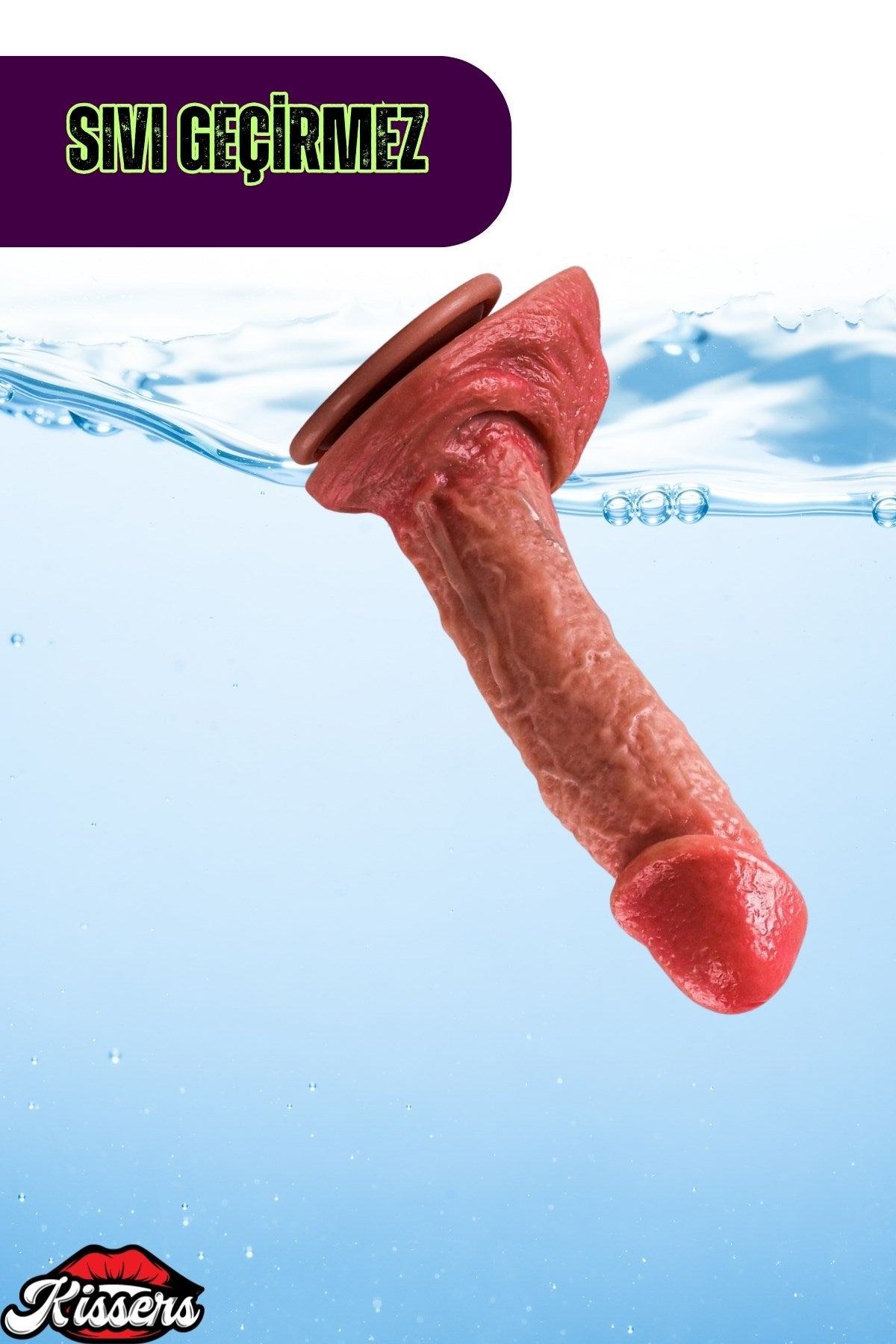 Ultra Yumuşak Damarlı Özel Doku Çift Katmanlı Silikon Gerçekçi Testisli Dildo Penis Luke 20 Cm