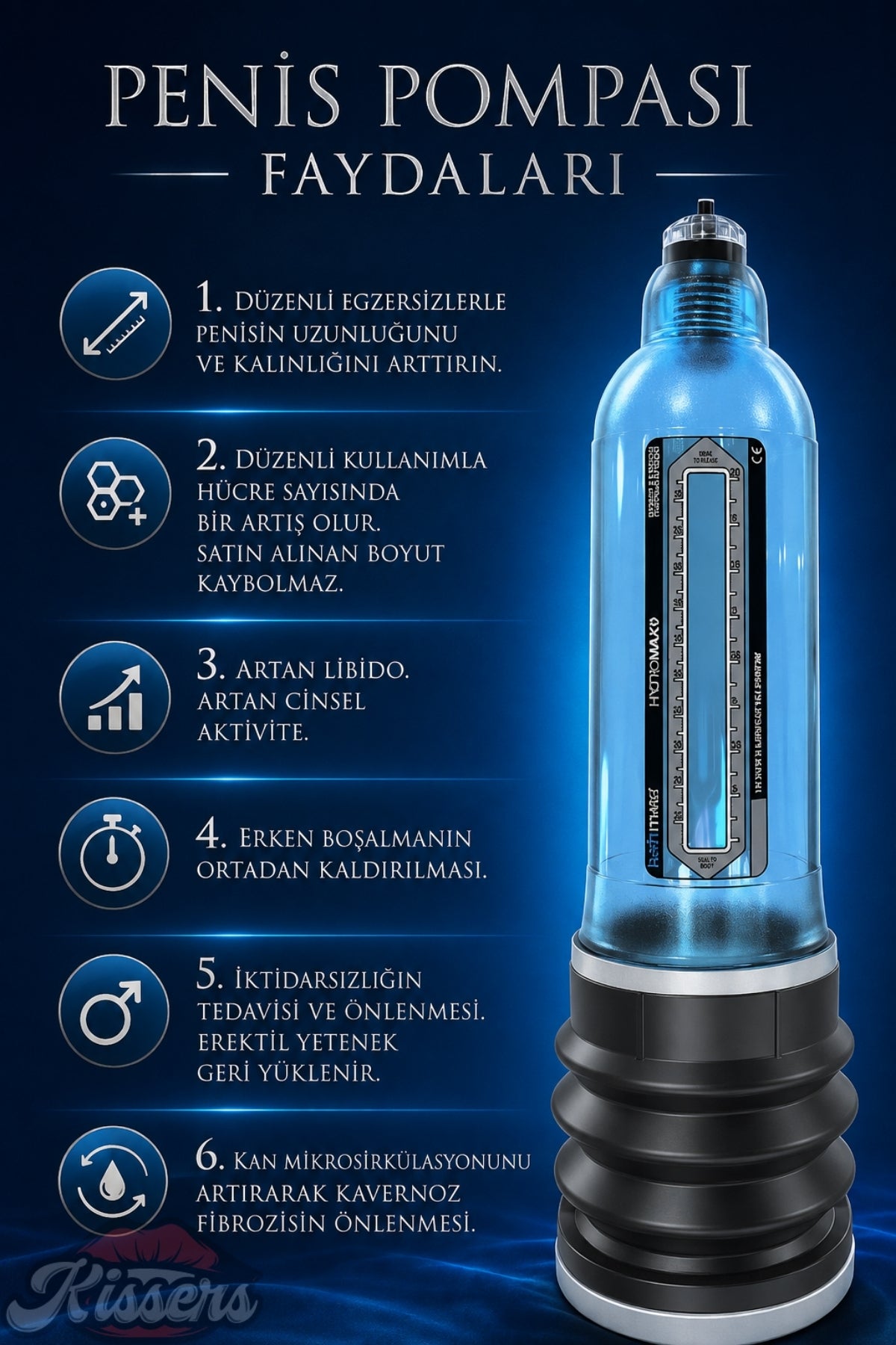 Bathmate  Etkili Ultra Güçlü Hidroponik Hydromax 9 Penis Pompası