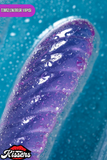 Sert Çift Taraflı Mor Double End Jel Dildo 23 Cm Esnek TPE Çift Uçlu Yetişkin Ürün